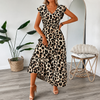 Osyrel - Printed Midi Dress - Leopard