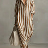 Pepa | Long Shirt Dress - Light Brown