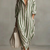 Pepa | Long Shirt Dress - Green