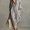 Pepa | Long Shirt Dress - Blue